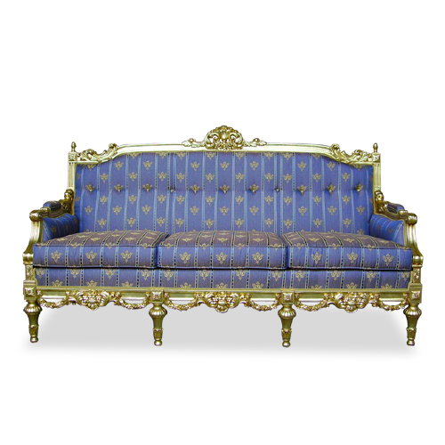 Luxury Classical sofa in gold leaf - Mod. Camilla MGC Mariani