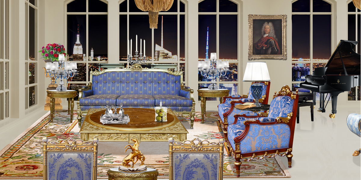 Luxury Sitting Room - Sofa, Armachair, Chair