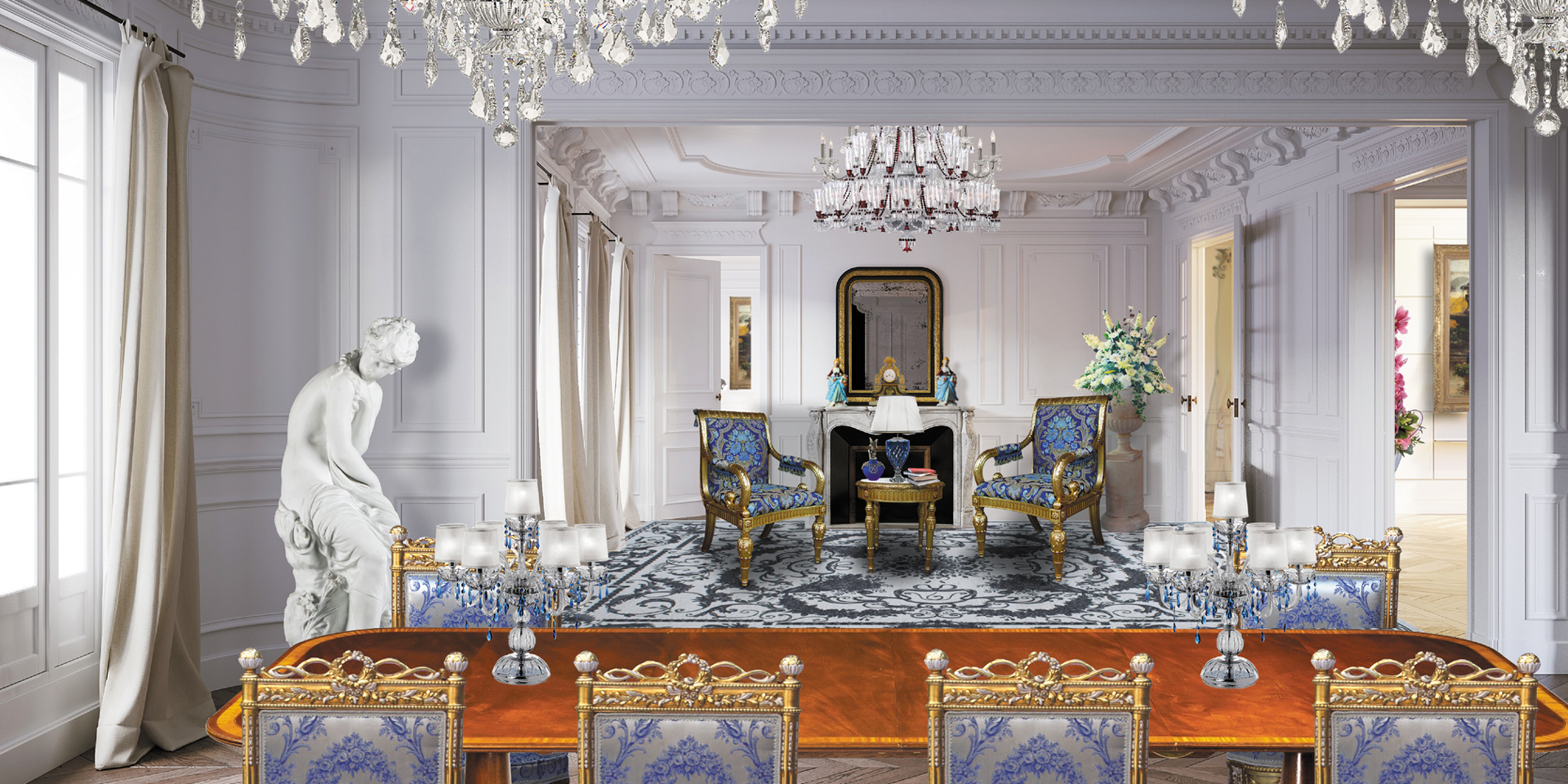 Luxury Aprtement, Dining Room, Table Armchair, Chair