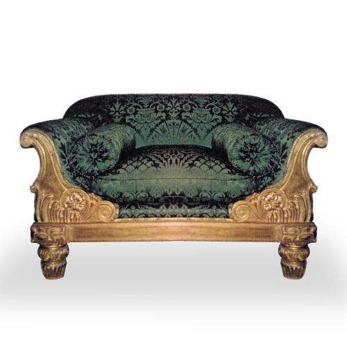 Luxury Armchair in gold leaf - Mod. Esmeralda MGC Mariani