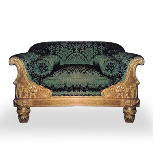 Luxury Armchair in gold leaf - Mod. Esmeralda MGC Mariani